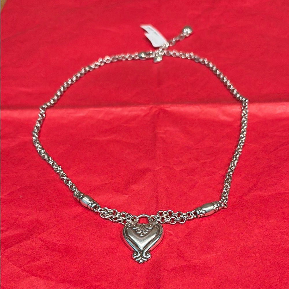 NOT FOR SALE: Brighton Silver Heart Chain Necklace!